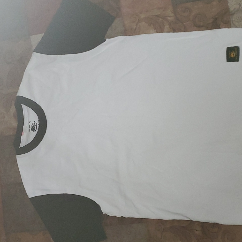 NWOT new york city yellow 🐀 rat bastard. Black and white thick tee